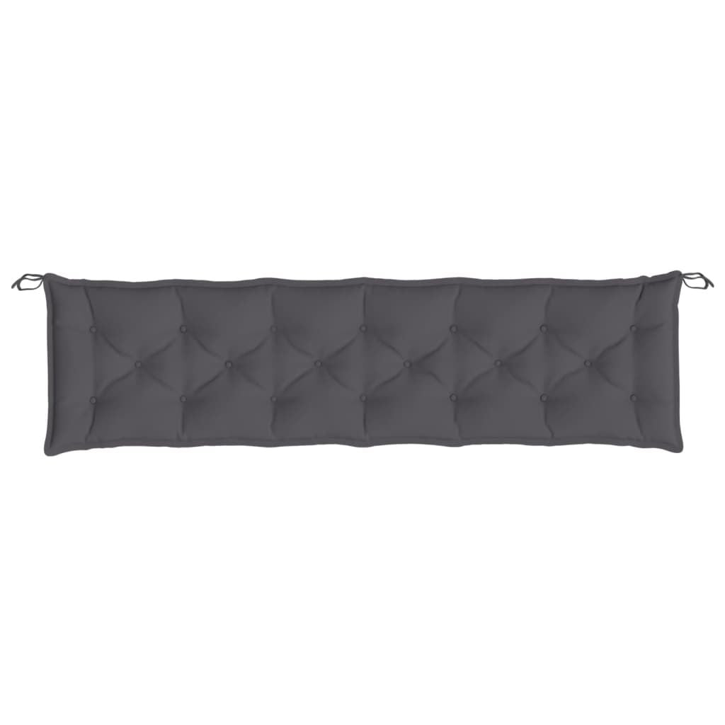Garden Bench Cushion Anthracite 78.7"x19.7"x2.8" Oxford Fabric