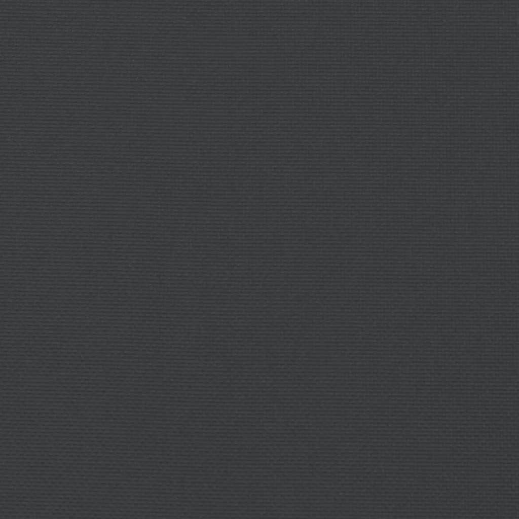 Garden Bench Cushion Black Oxford fabric (100% polyester)