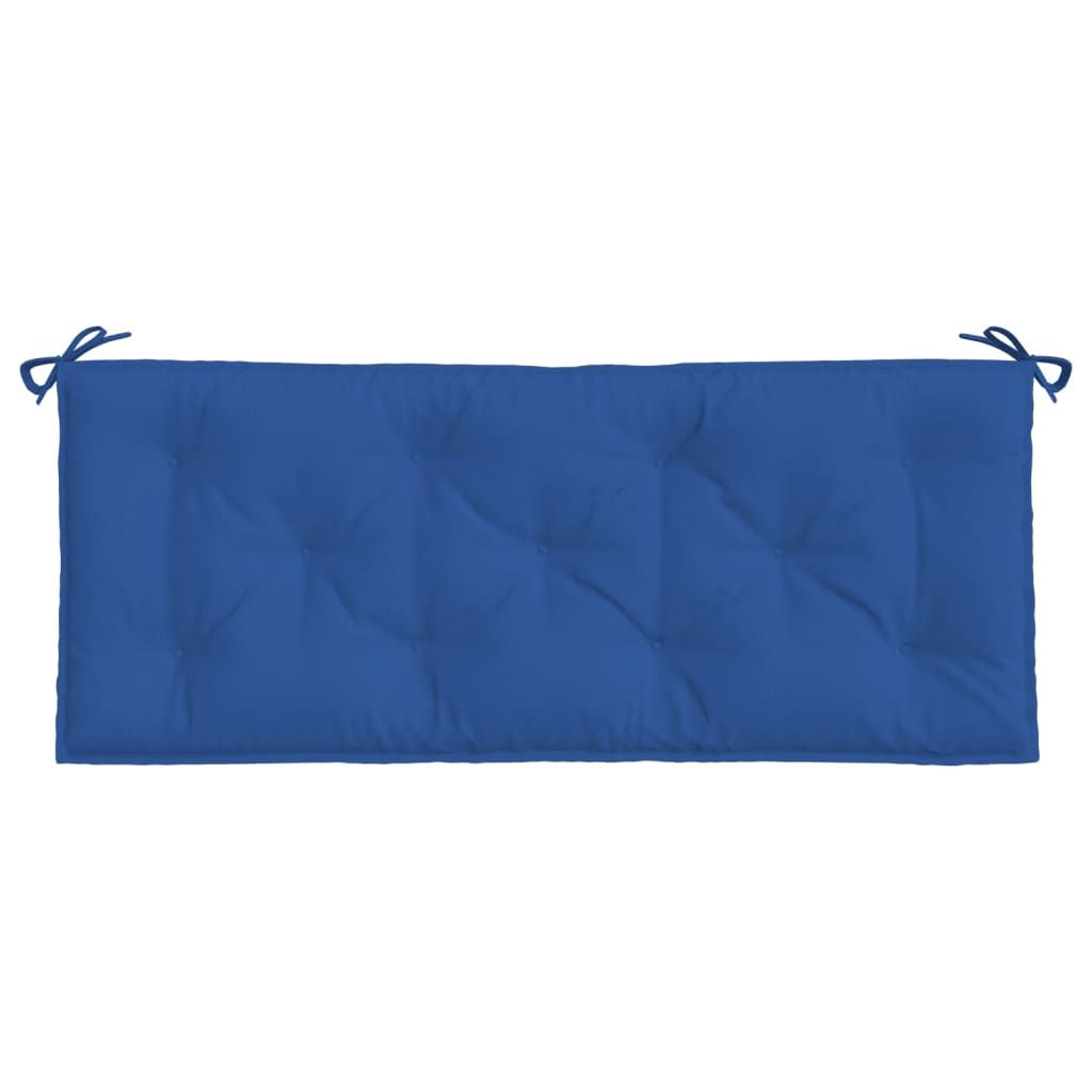 Garden Bench Cushion Blue 47.2"x(19.7"+19.7")x2.8" Oxford Fabric