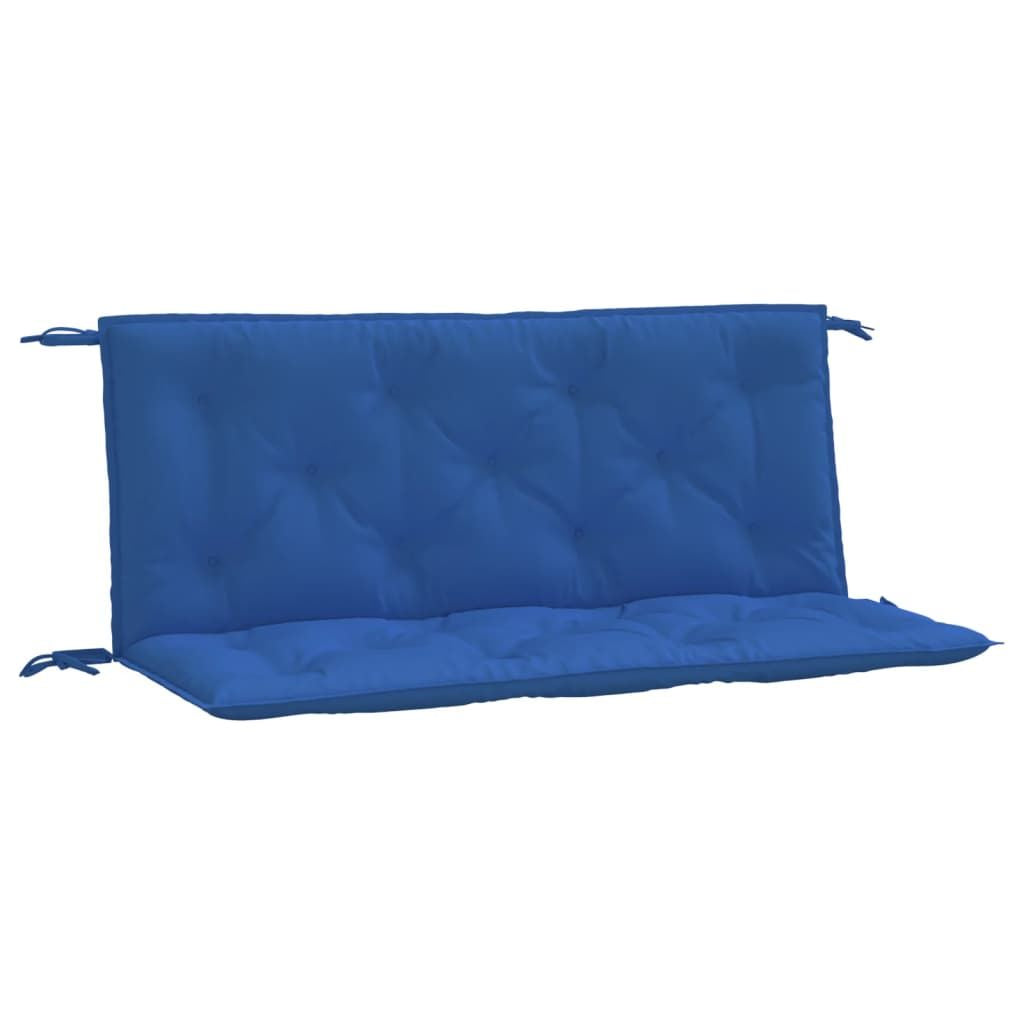 Garden Bench Cushion Blue 47.2"x(19.7"+19.7")x2.8" Oxford Fabric