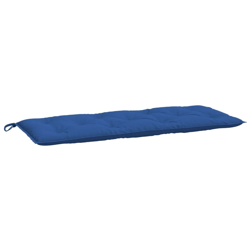 Garden Bench Cushion Blue 47.2"x(19.7"+19.7")x2.8" Oxford Fabric