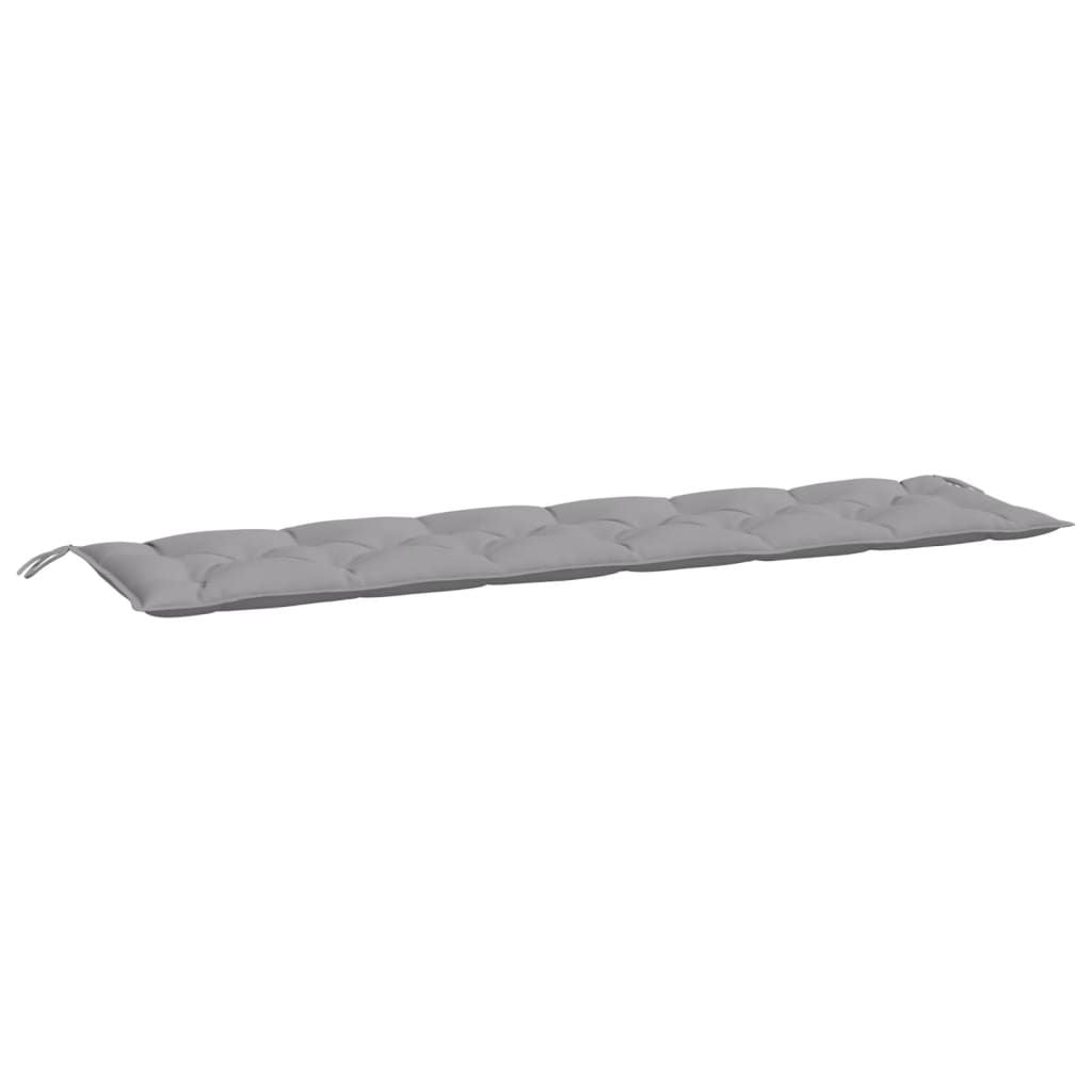 Garden Bench Cushion Gray 78.7"x19.7"x2.8" Oxford Fabric