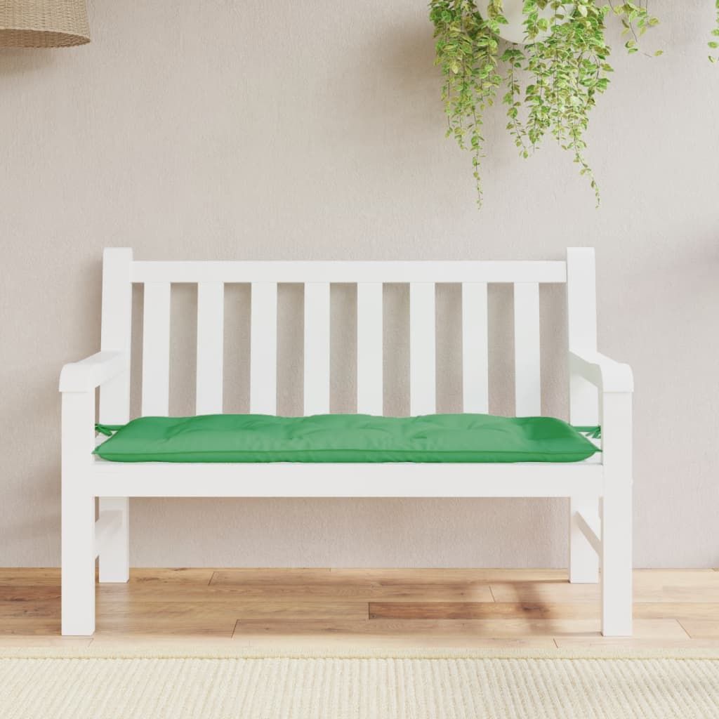 Garden Bench Cushion Green Oxford Fabric 47.2 x 19.7 in Non-slip
