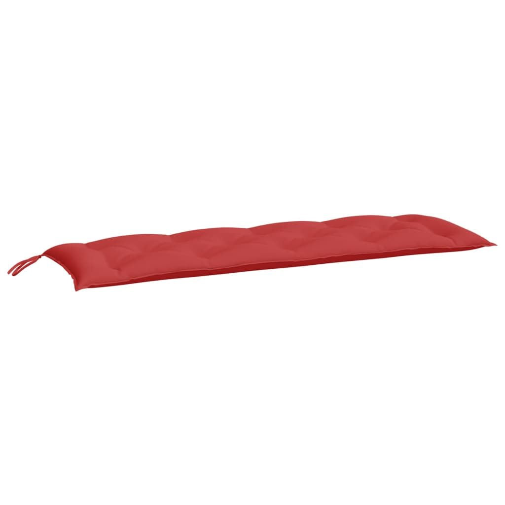 Garden Bench Cushion Red Oxford fabric 59.1 x 19.7 x 2.8 in