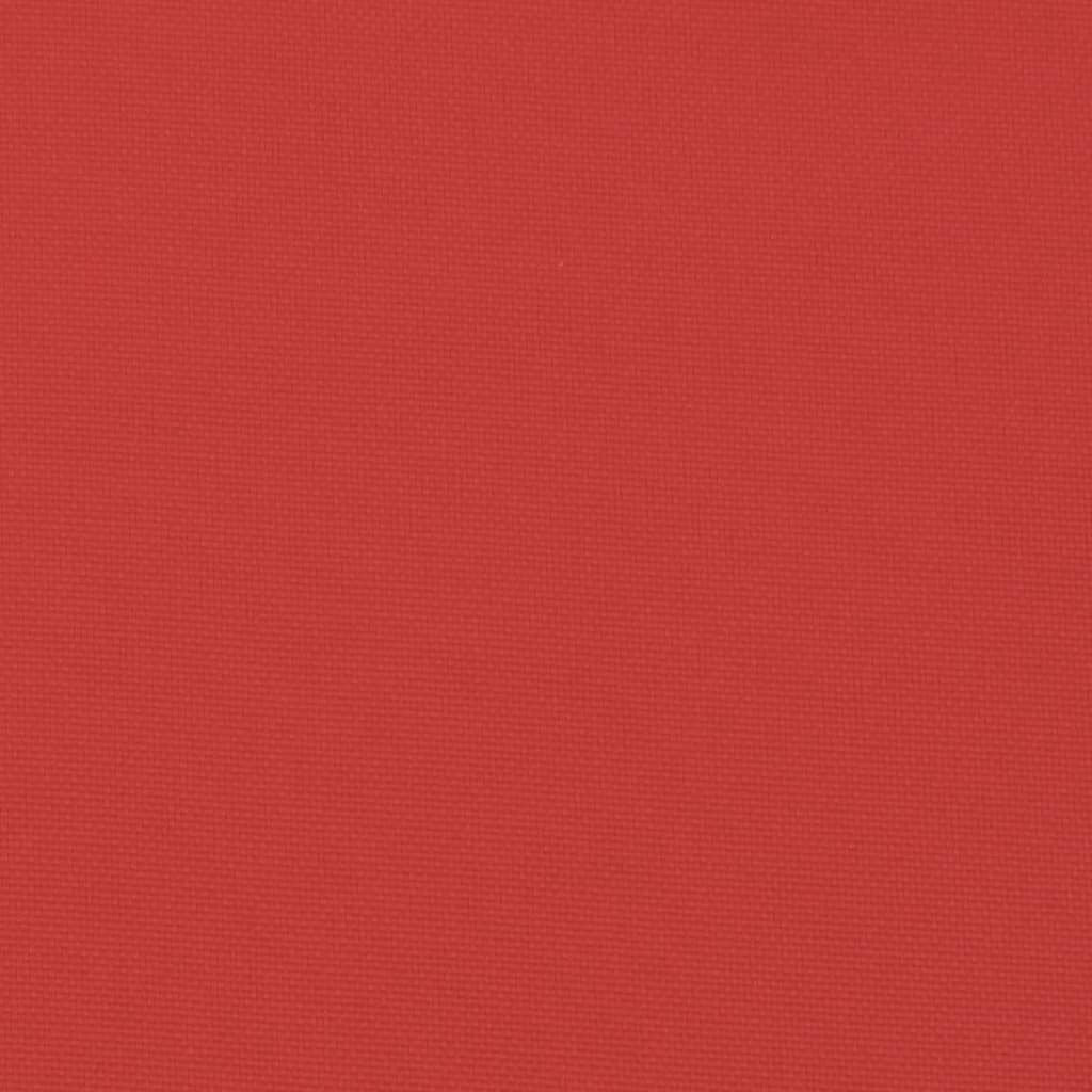 Garden Bench Cushion Set of 2 Red Oxford fabric (100% polyester)