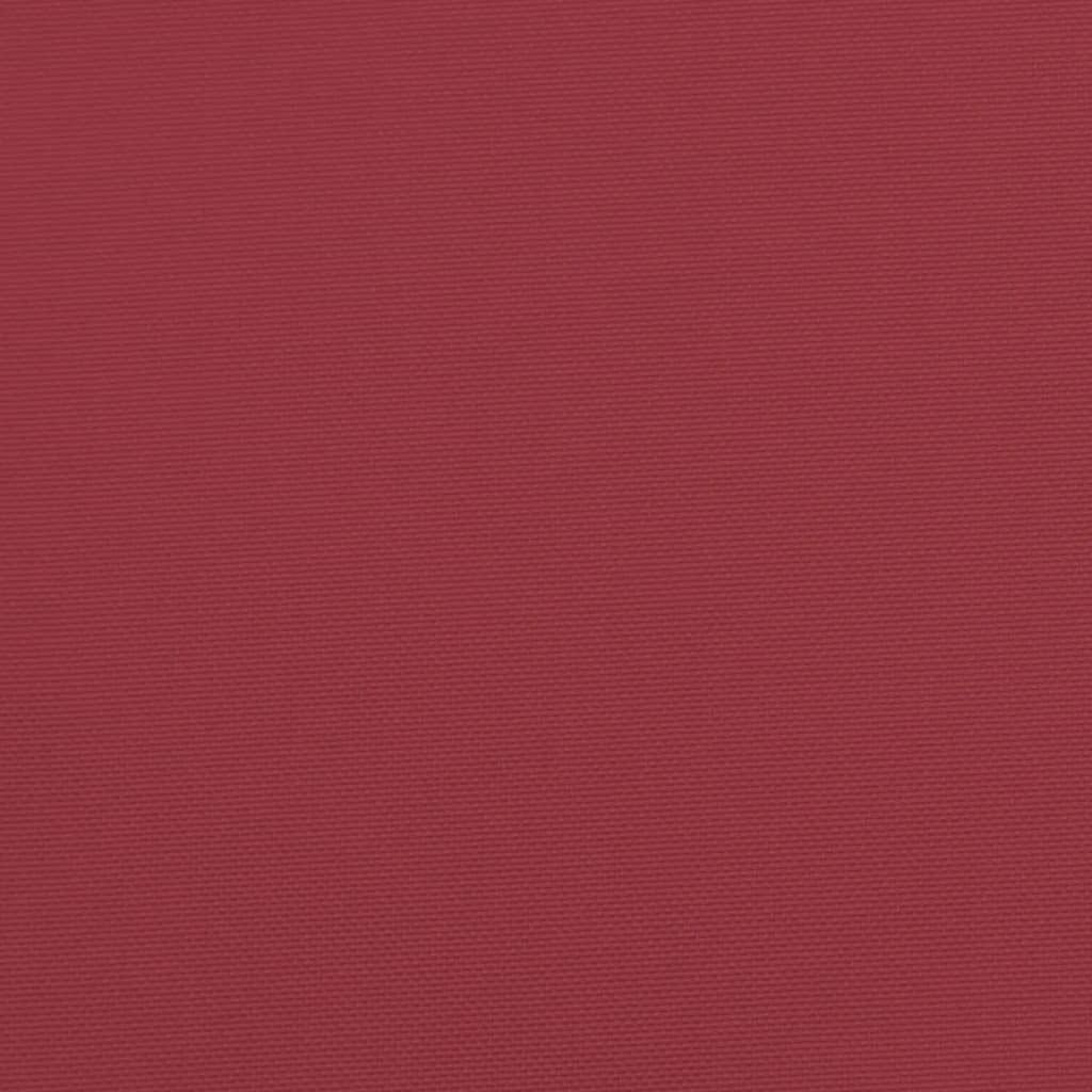 Garden Bench Cushion Set of 2 Wine red