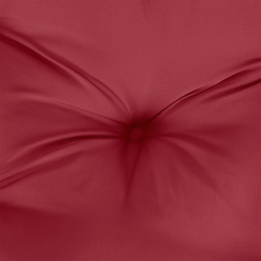 Garden Bench Cushion Set of 2 Wine red