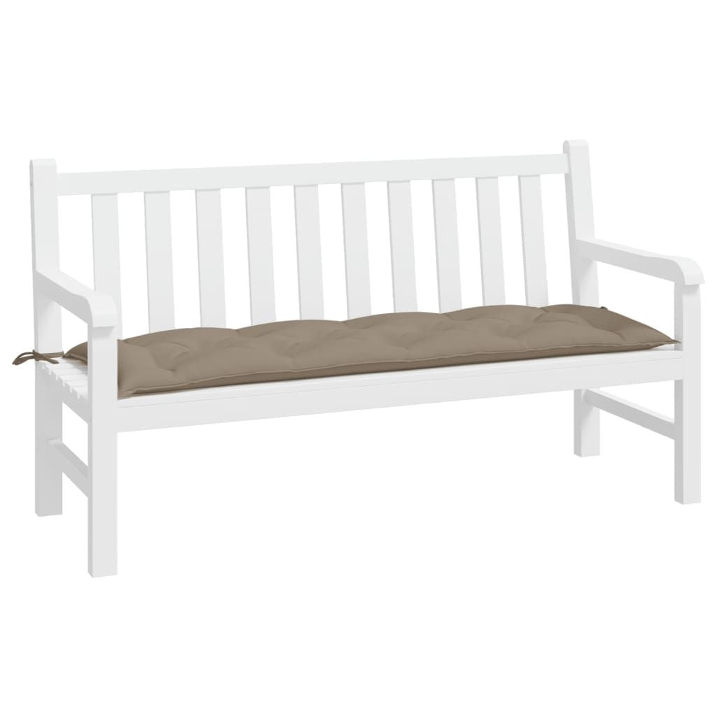 Garden Bench Cushion Taupe 59.1"x19.7"x2.8" Oxford Fabric