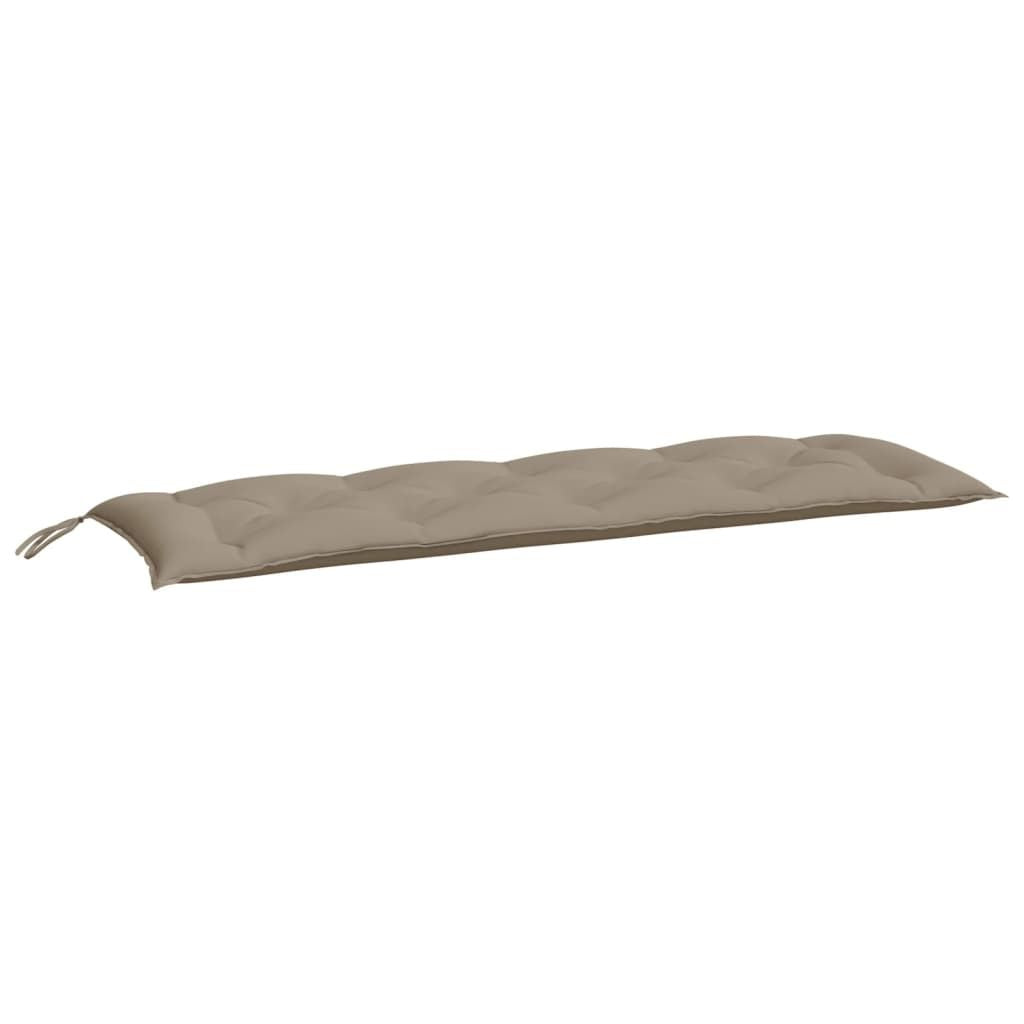 Garden Bench Cushion Taupe 59.1"x19.7"x2.8" Oxford Fabric