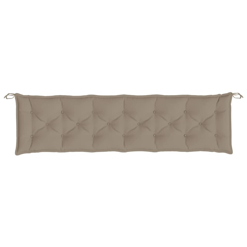 Garden Bench Cushion Taupe 78.7"x19.7"x2.8" Oxford Fabric