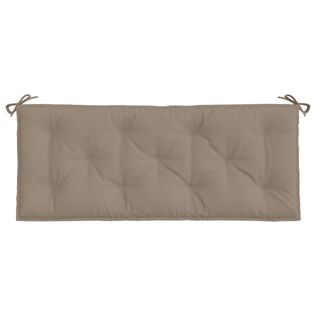 Garden Bench Cushion Taupe Oxford fabric (100% polyester)