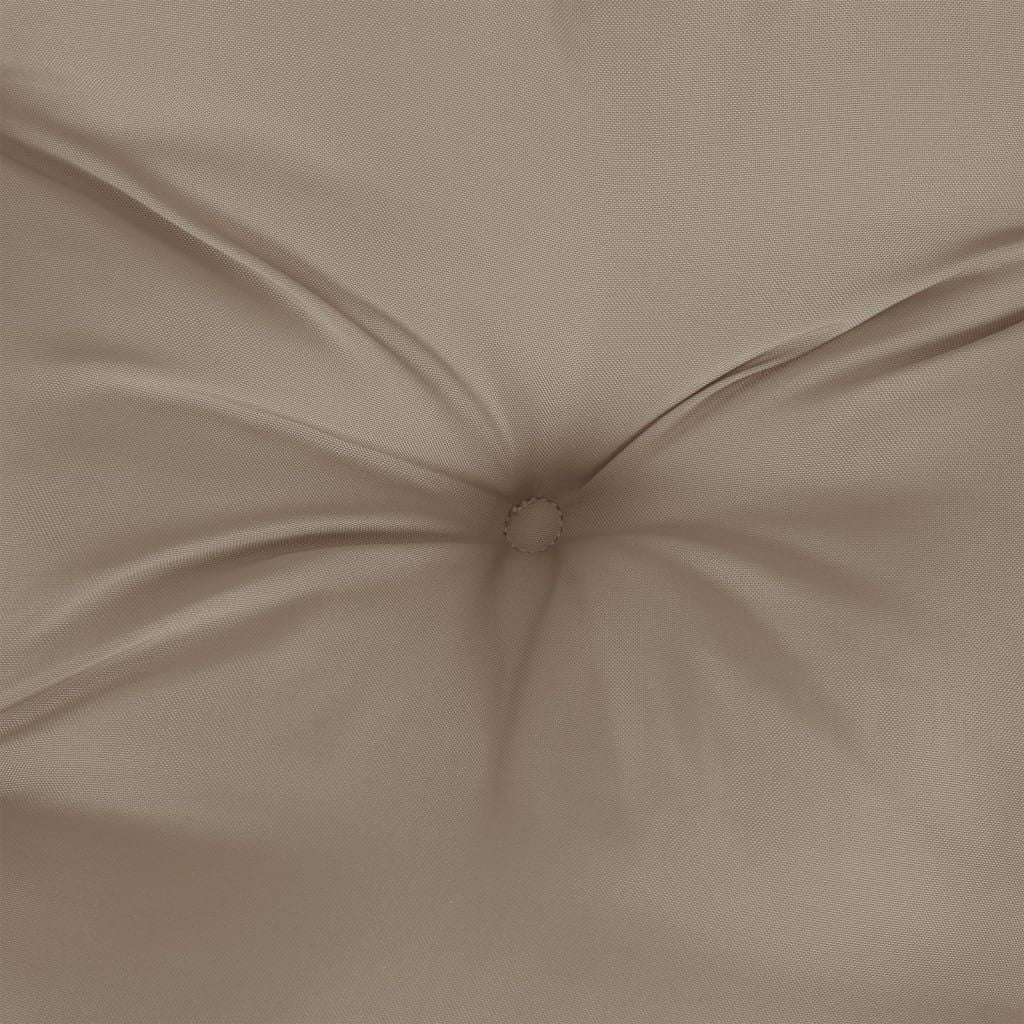 Garden Bench Cushion Taupe Oxford fabric (100% polyester)