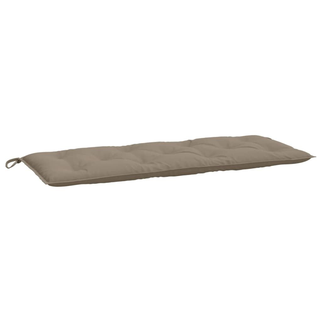 Garden Bench Cushion Taupe Oxford fabric (100% polyester)