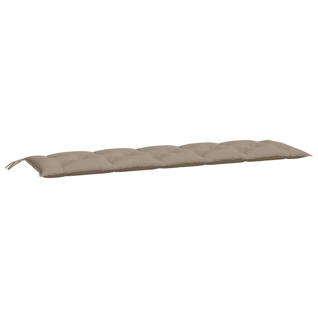 Garden Bench Cushion Taupe Oxford fabric (100% polyester)