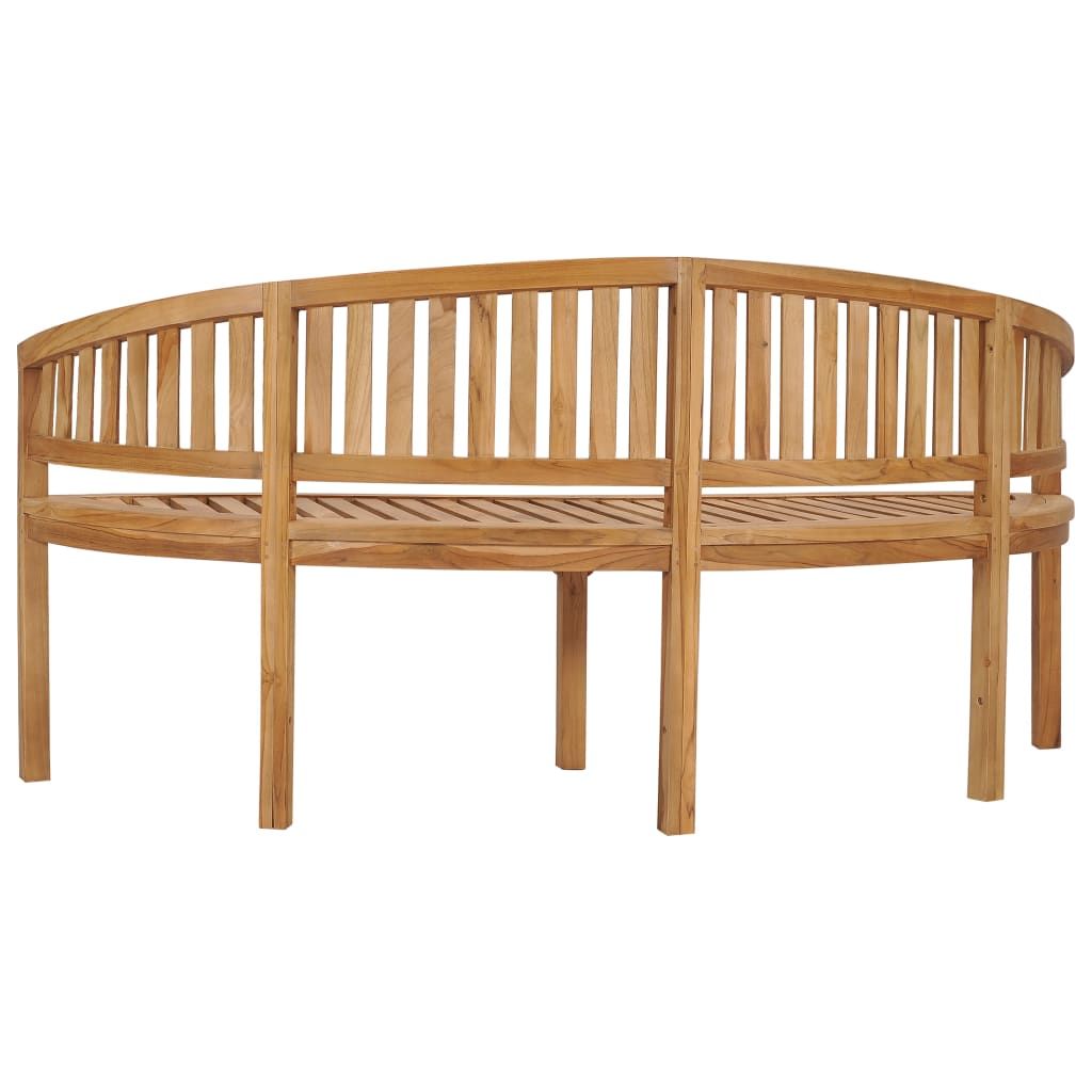 Garden Bench Natural Teak Solid Teak Wood Large Durable