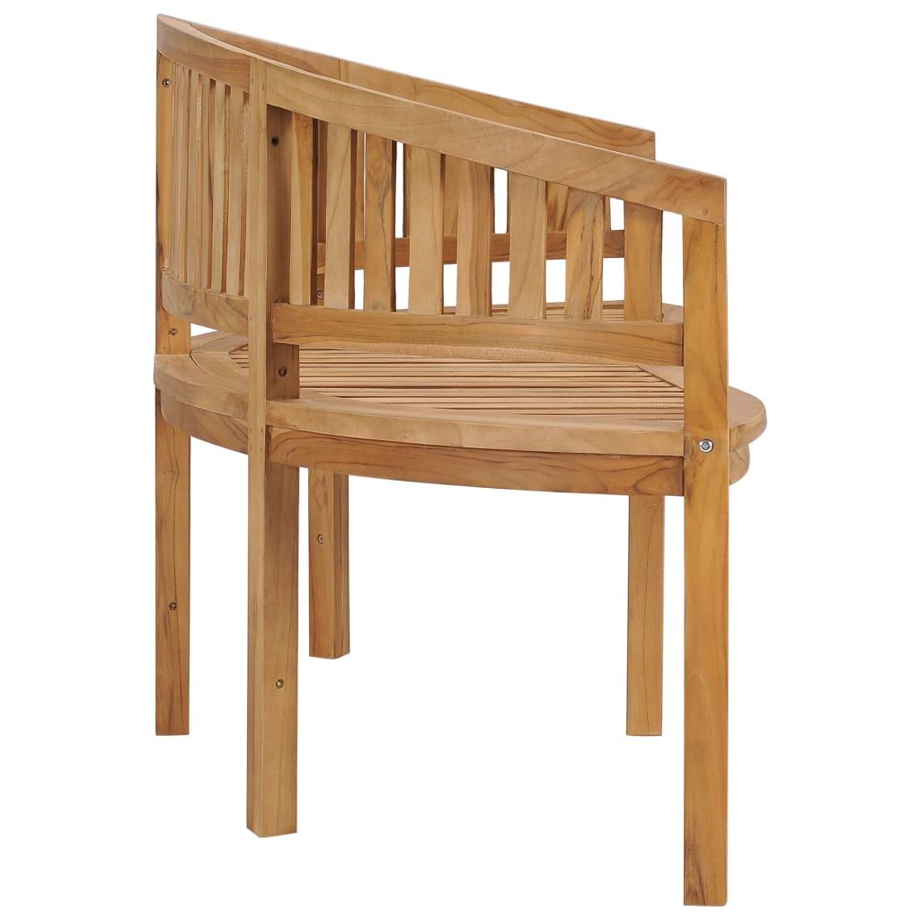 Garden Bench Natural Teak Solid Teak Wood Large Durable