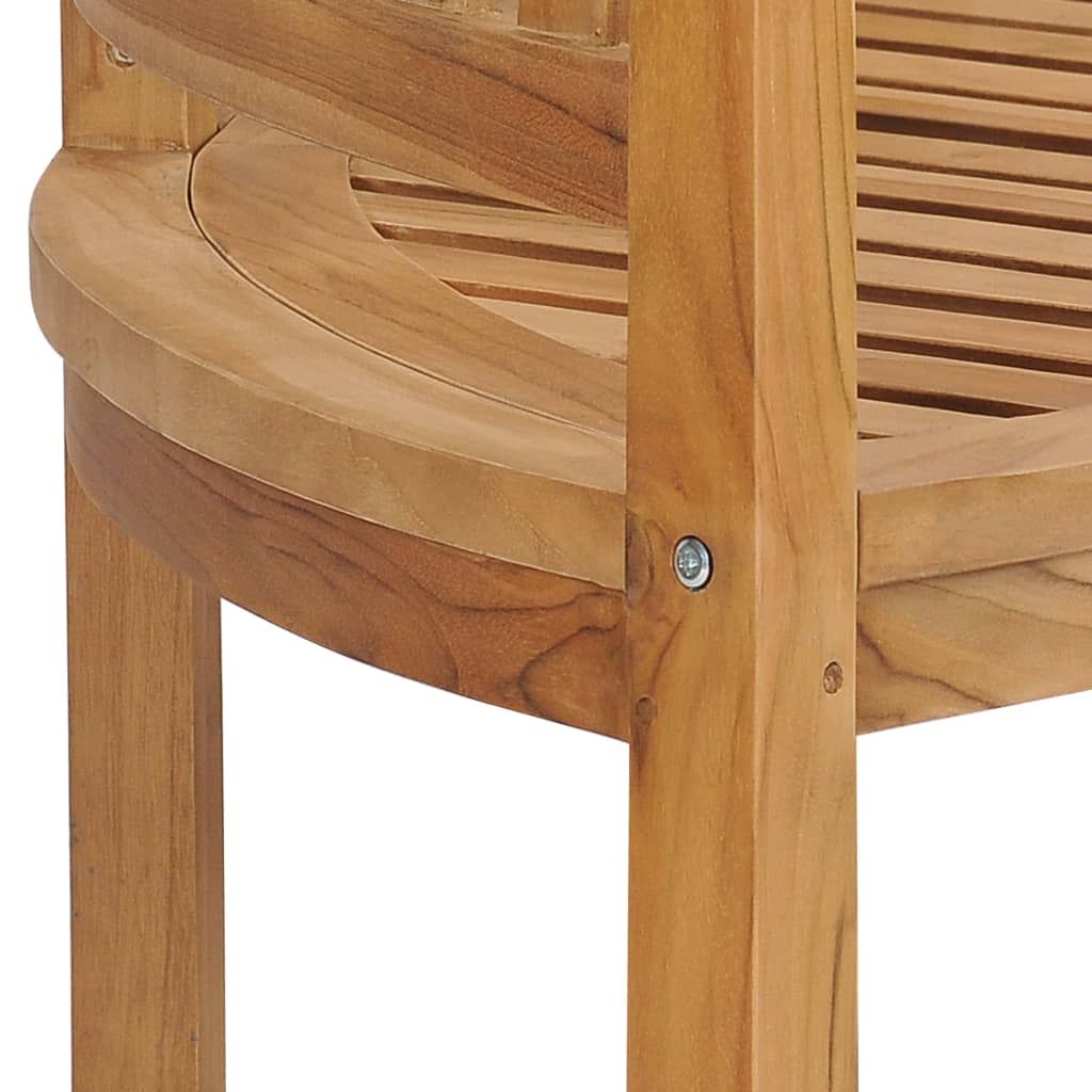 Garden Bench Natural Teak Solid Teak Wood Large Durable