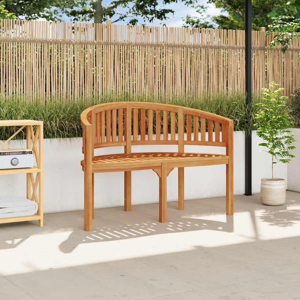 Garden Bench Natural Teak Strong Teak Wood 47.2 In Long Durable