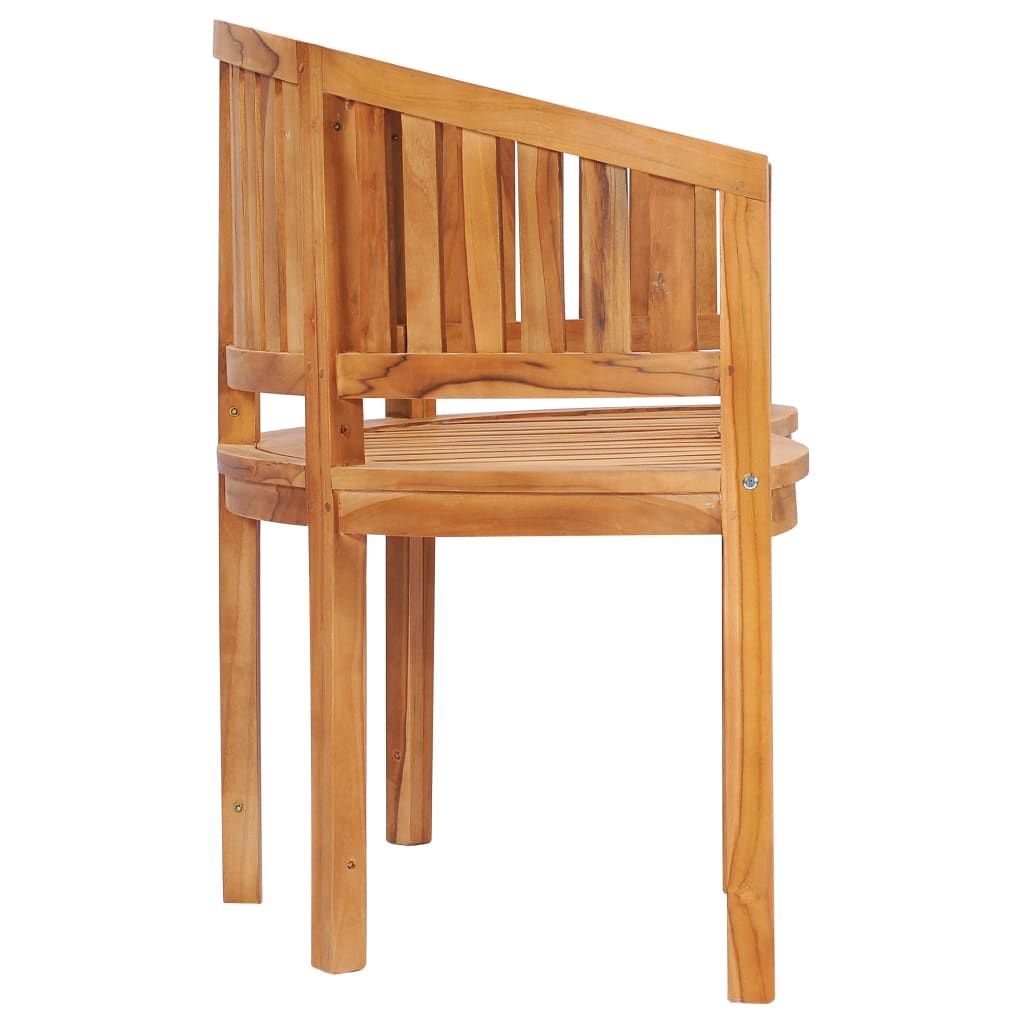 Garden Bench Natural Teak Strong Teak Wood 47.2 In Long Durable