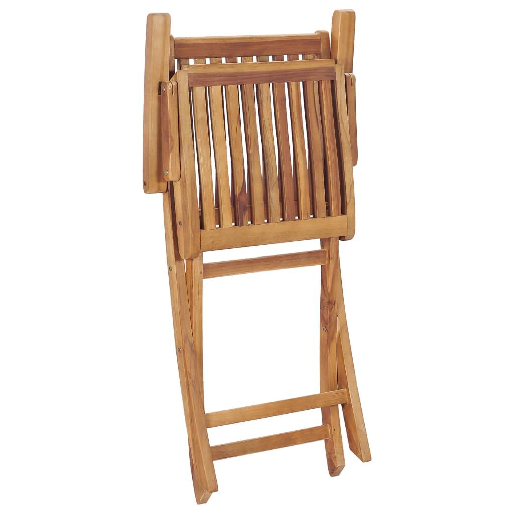 Garden Chair Set of 2 Teak