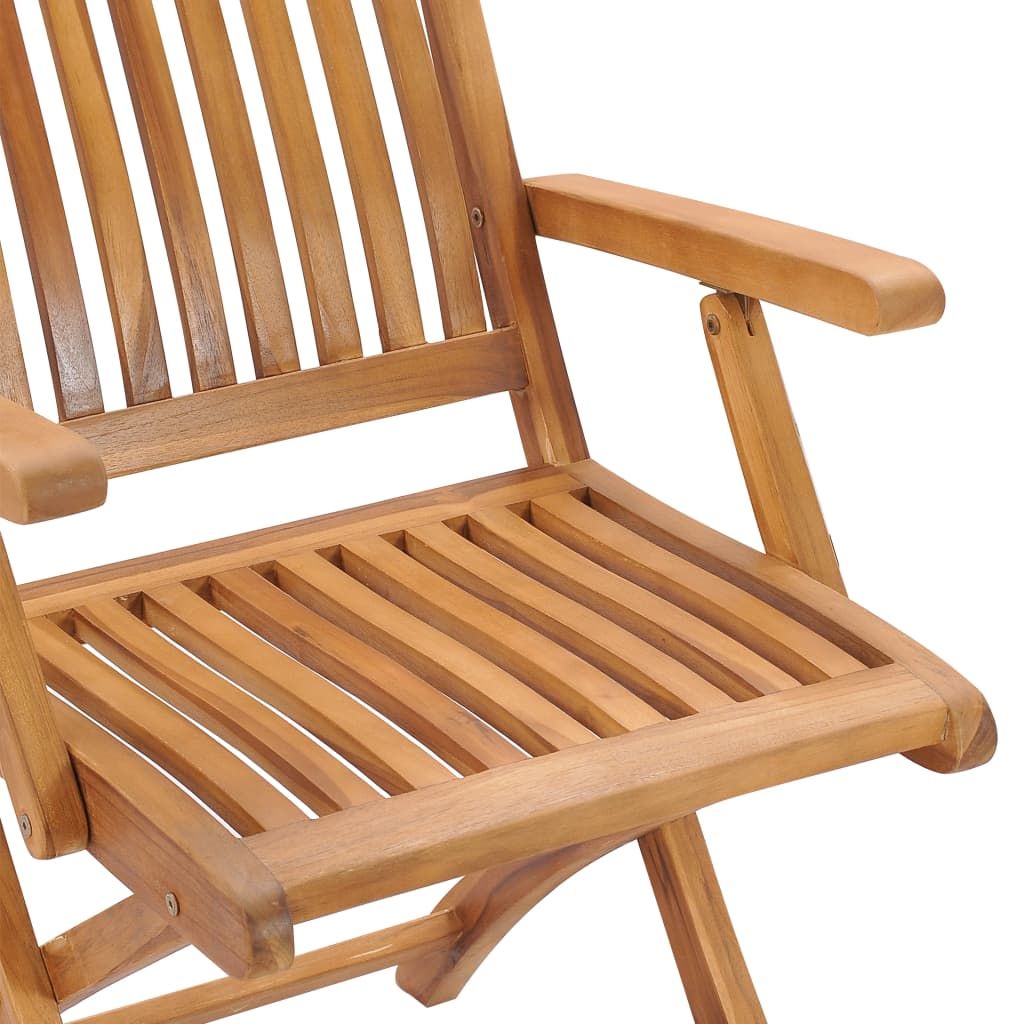 Garden Chair Set of 2 Teak