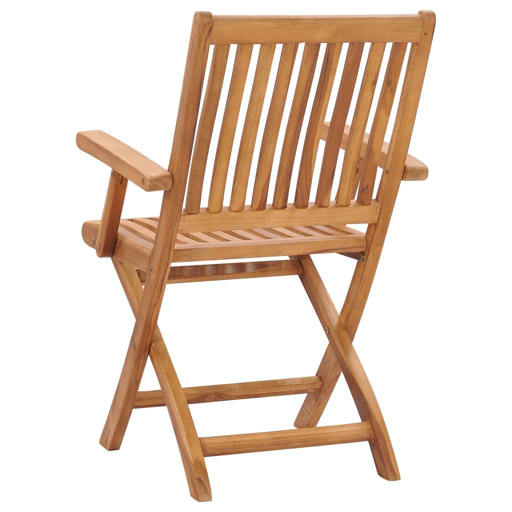 Garden Chair Set of 2 Teak