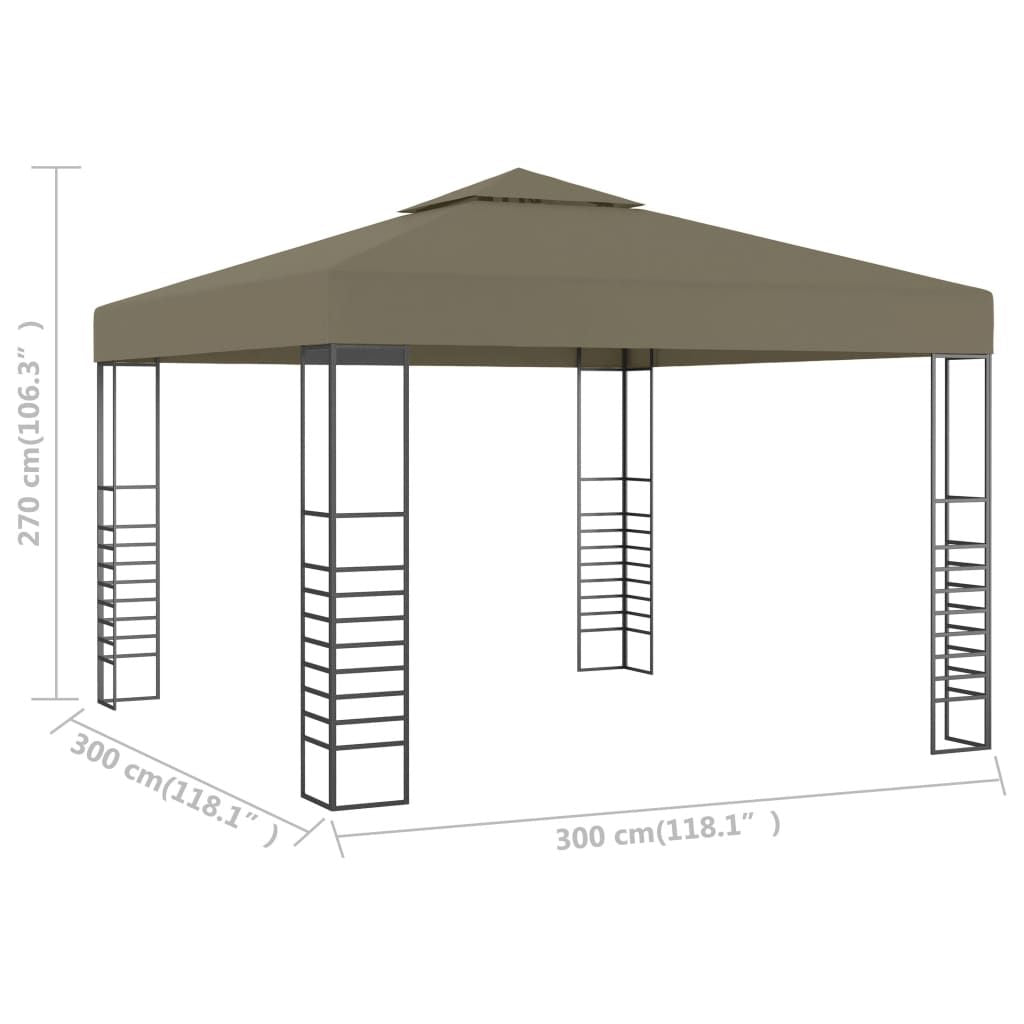 Garden Gazebo Taupe