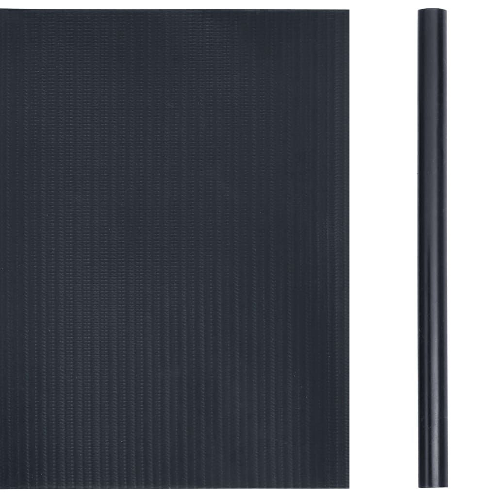 Garden Privacy Screen PVC 114.8'x0.6' Matte Dark Gray
