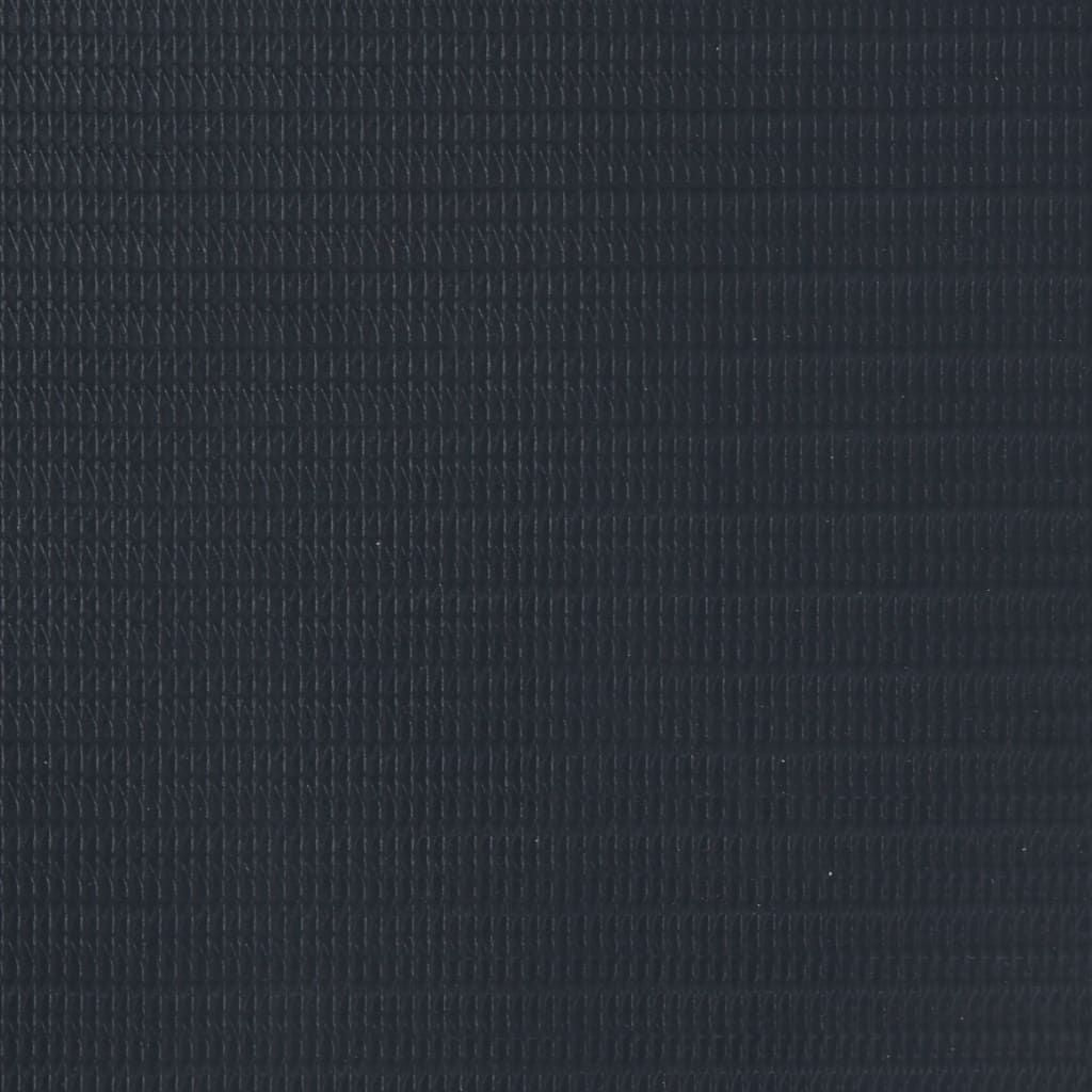Garden Privacy Screen PVC 114.8'x0.6' Matte Dark Gray