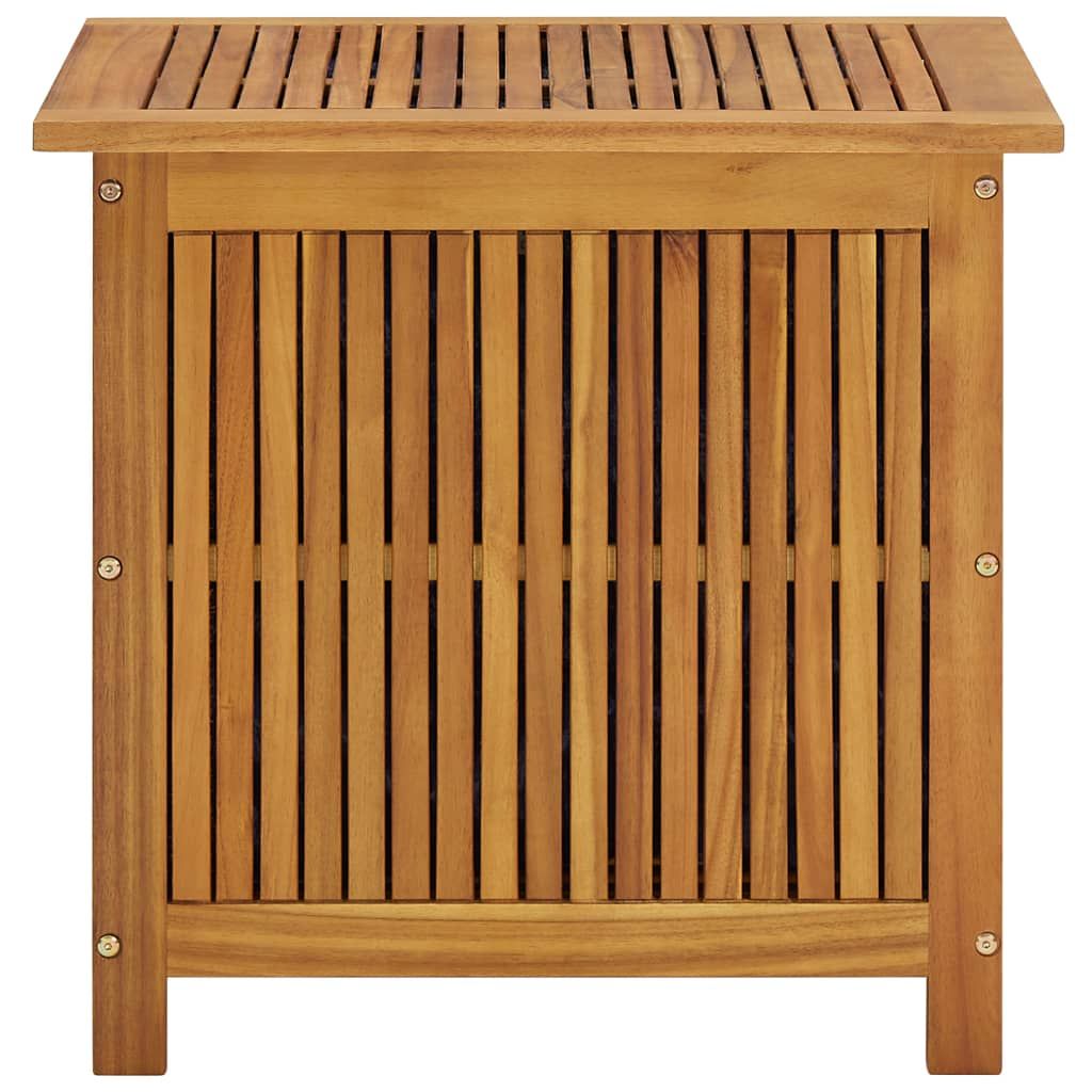 Garden Storage Box 23.6"x19.7"x22.8" Solid Wood Acacia