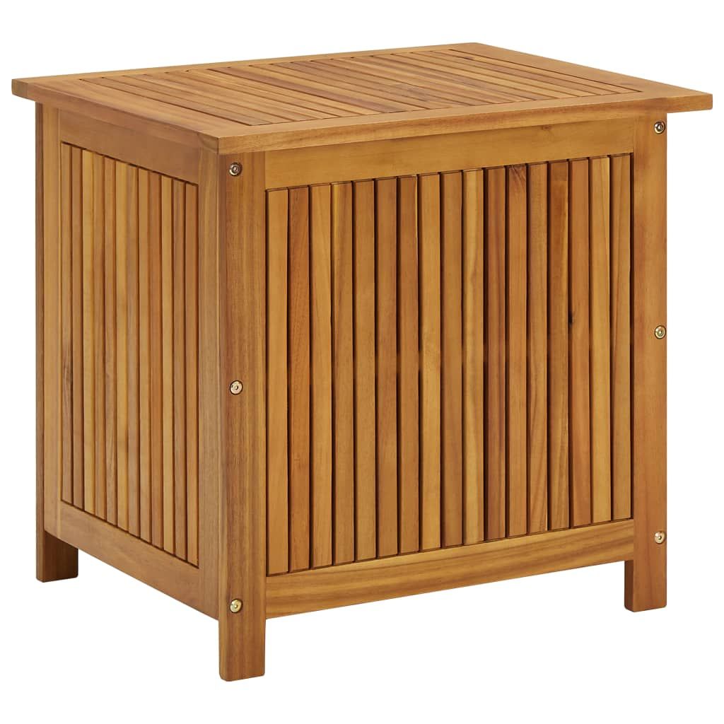 Garden Storage Box 23.6"x19.7"x22.8" Solid Wood Acacia