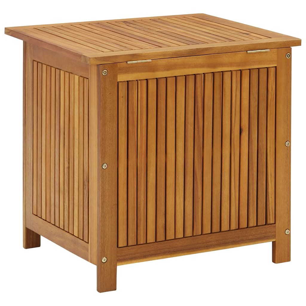 Garden Storage Box 23.6"x19.7"x22.8" Solid Wood Acacia