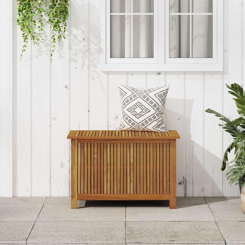 Garden Storage Box 35.4"x19.7"x22.8" Solid Wood Acacia