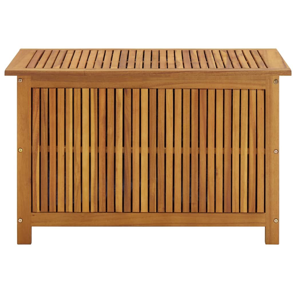 Garden Storage Box 35.4"x19.7"x22.8" Solid Wood Acacia