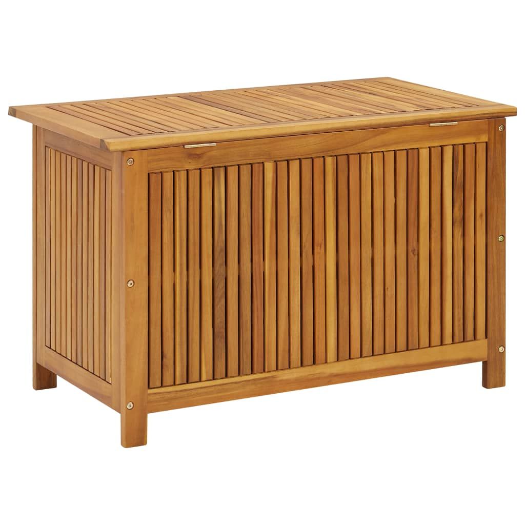 Garden Storage Box 35.4"x19.7"x22.8" Solid Wood Acacia