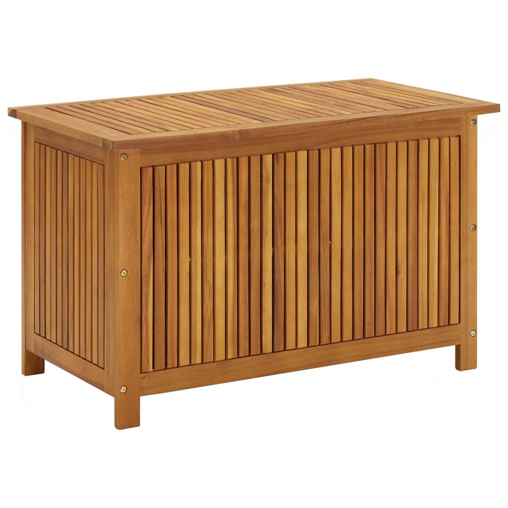 Garden Storage Box 35.4"x19.7"x22.8" Solid Wood Acacia