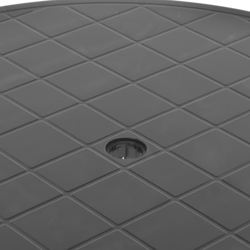 Garden Table Anthracite Plastic Medium Durable Garden Table