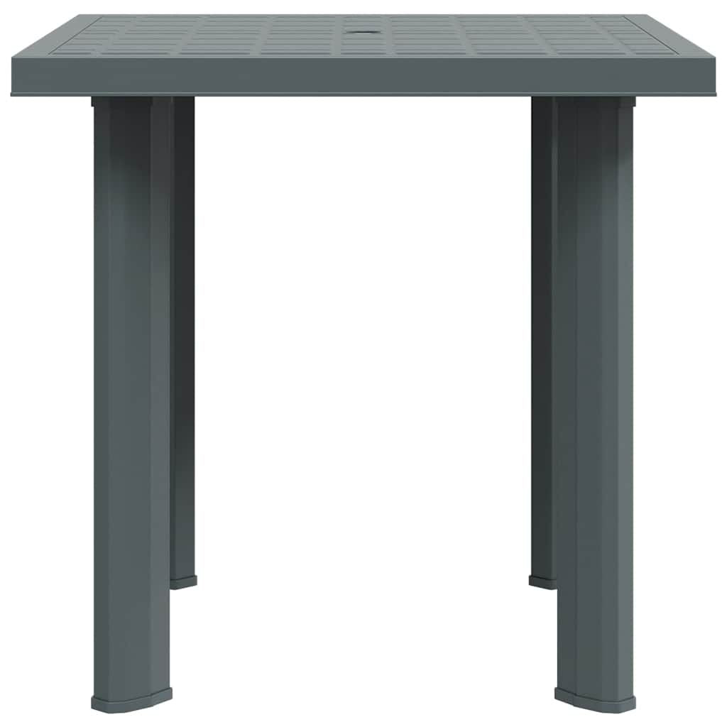 Garden Table Green Plastic Medium Lightweight Garden Table