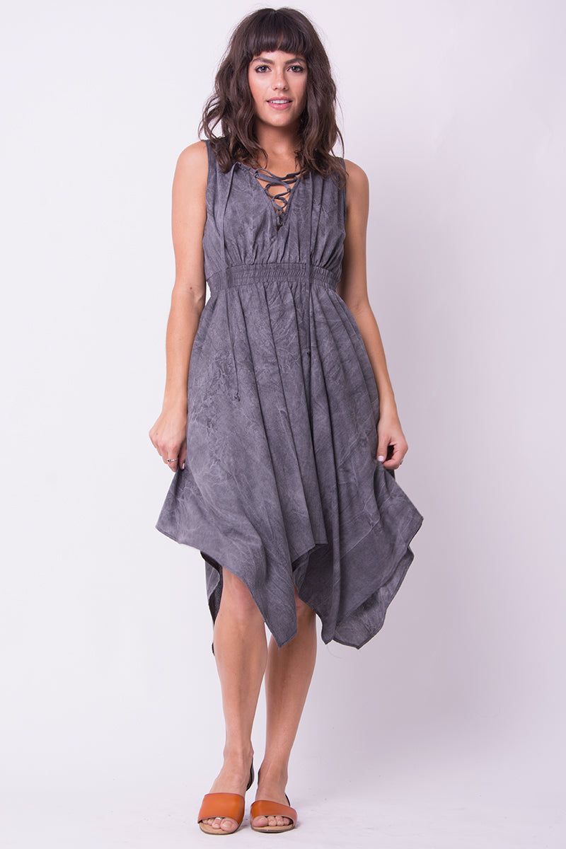 Gigi Mineral Wash Midi Dress