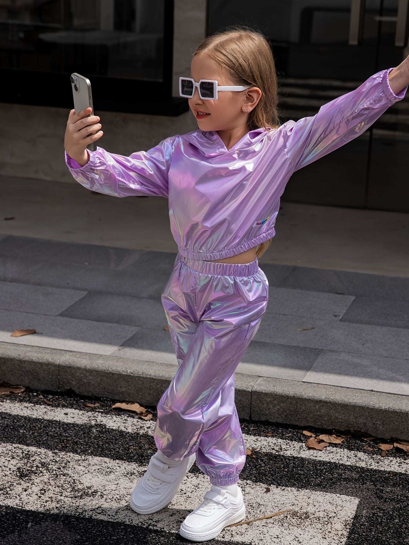 Girls Hip Hop Trendy Suit Performance Clothes Modeling Fashion Runway Tide Clothes Street Dance Tide Clothes Jazz Dance Costumes