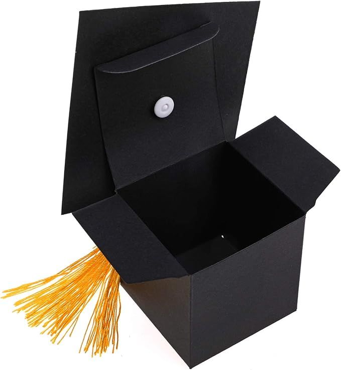 Graduation Decorations - 30PCS Candy Box DIY Grad Cap Box for Grad Party Favors
