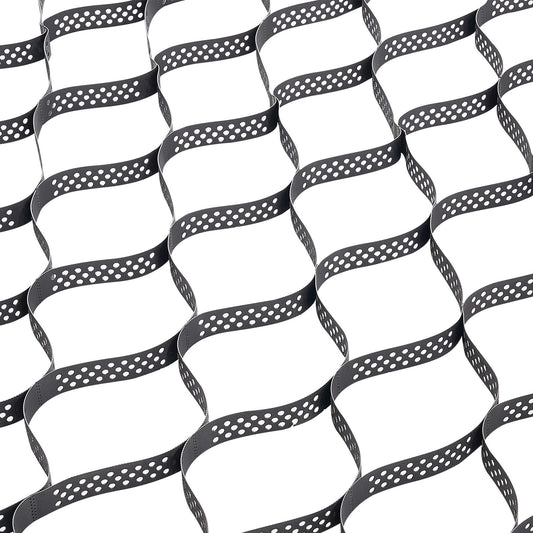 Gravel Grid, 2 Inch Depth, 32.81 x 9.84 FT / 10000 x 3000 mm, 1880 LBS Per Sq ft Grass Ground Retainer, Permeable Geo Grids Driveway Stabilization, for Garden, Patio, Walkway, RV Parking Slopes