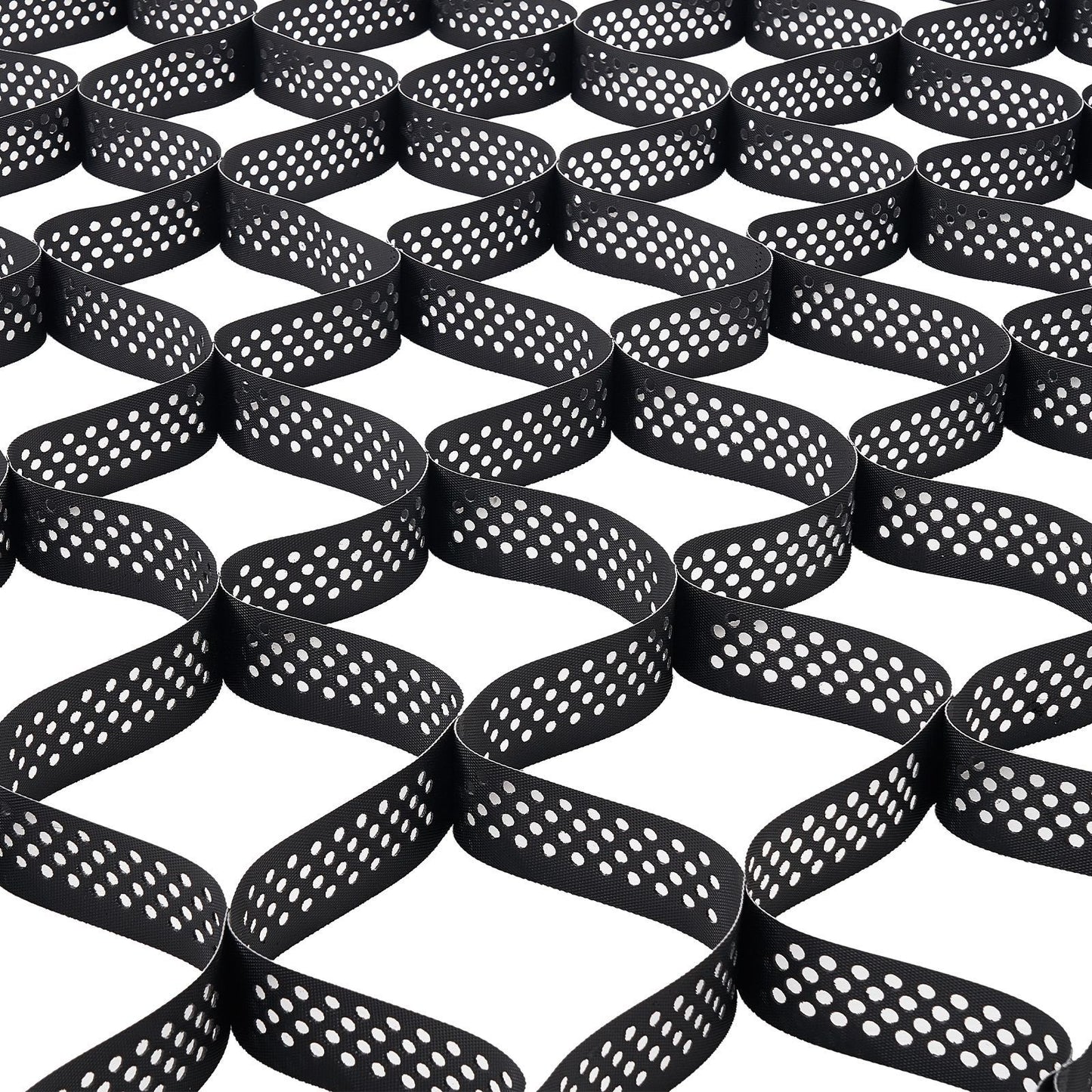 Gravel Grid, 3 Inch Depth, 24.93 x 9.52 FT / 7600 x 2900 mm, 1880 LBS Per Sq ft Grass Ground Retainer, Permeable Geo Grids Driveway Stabilization, for Garden, Patio, Walkway, RV Parking Slopes