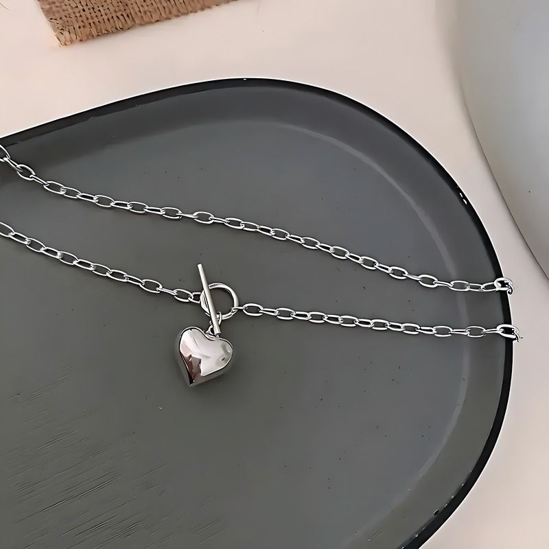 Heart Pendant Necklace - Romantic Jewelry for Women | Elegant Love Gift with Adjustable Chain