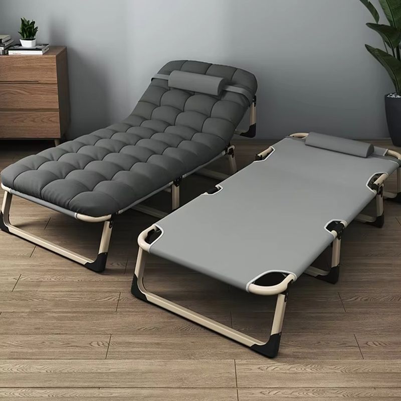 Heavy duty folding bed, camping bed with flip-up mattress (mattress included), portable guest bed, suitable for teenagers, adults, travel, garden, balcony, camping supplies