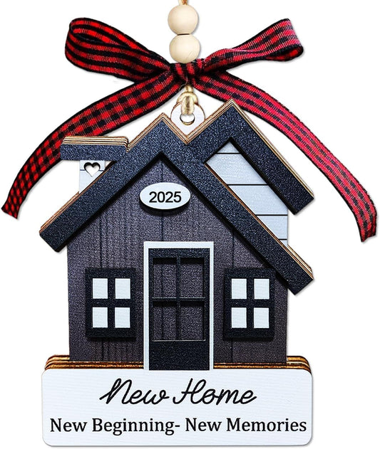 House Warming Gifts New Home, Housewarming Gifts for Women, Couple, Homeowners, New House Gift Ideas - New Home Ornament 2025, First Christmas House Ornament
