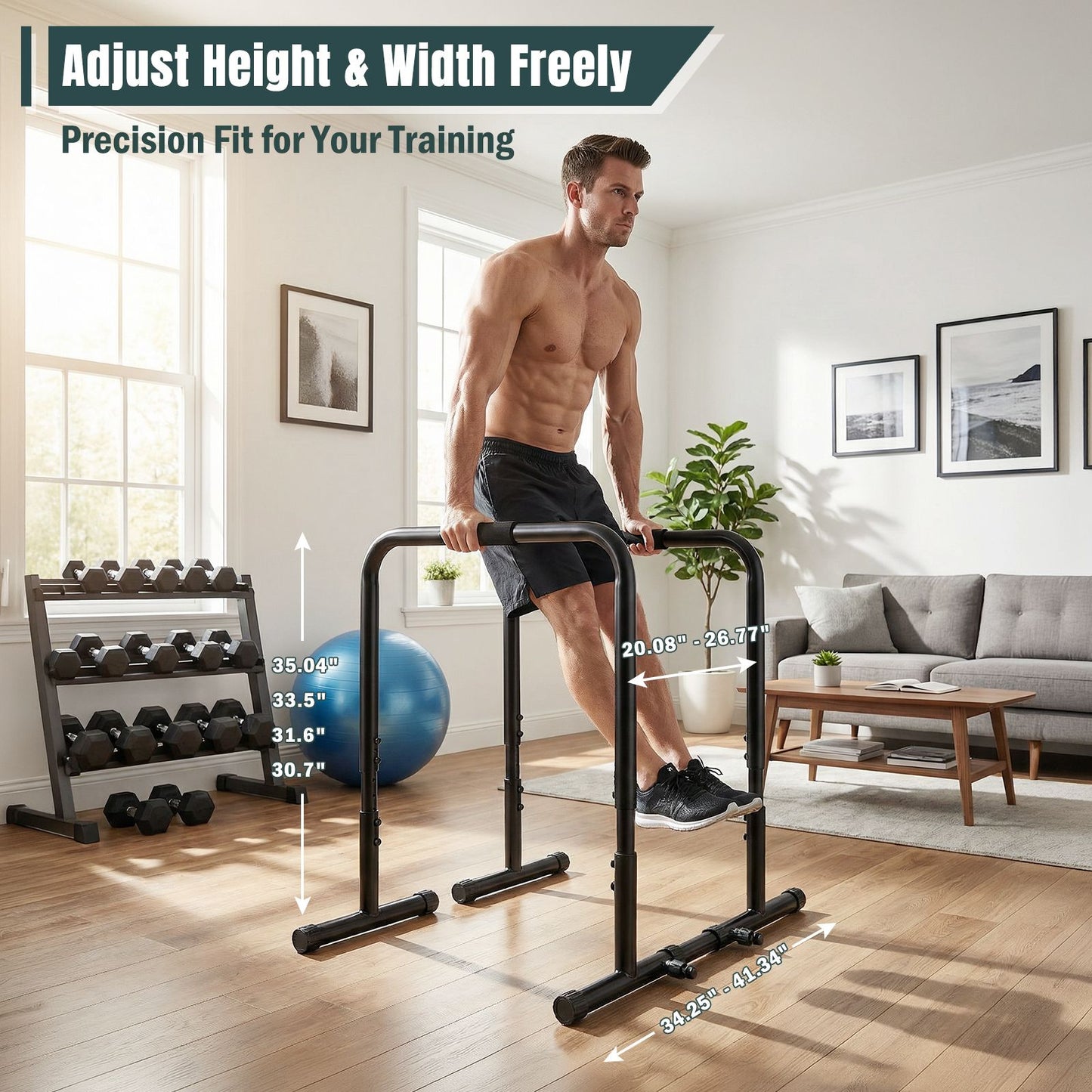 Inclined frame, heavy-duty door pull lever, adjustable inclined frame positioning stabilizer, handle with soft high-density foam material
