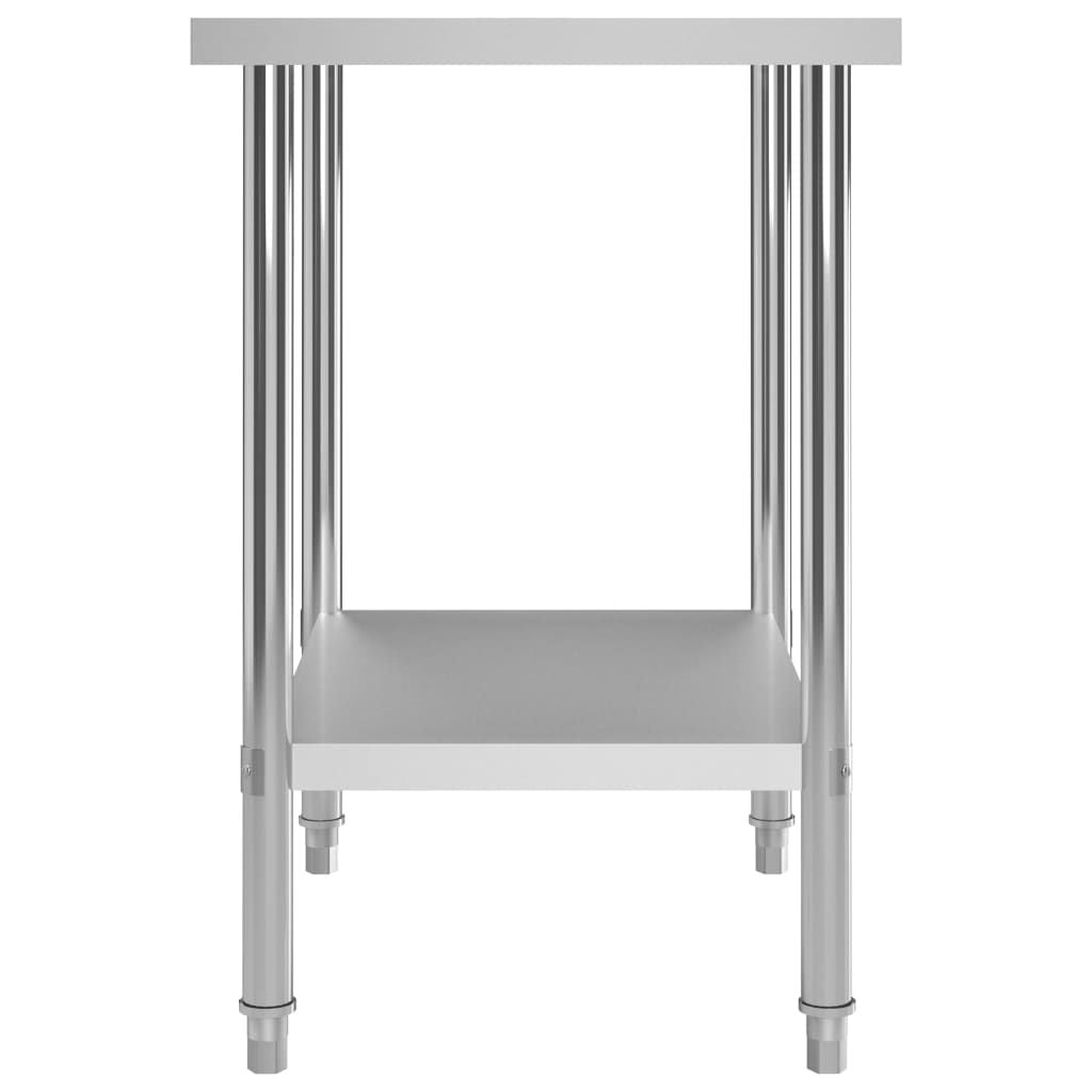 Kitchen Work Table 31.5"x23.6"x33.5" Stainless Steel