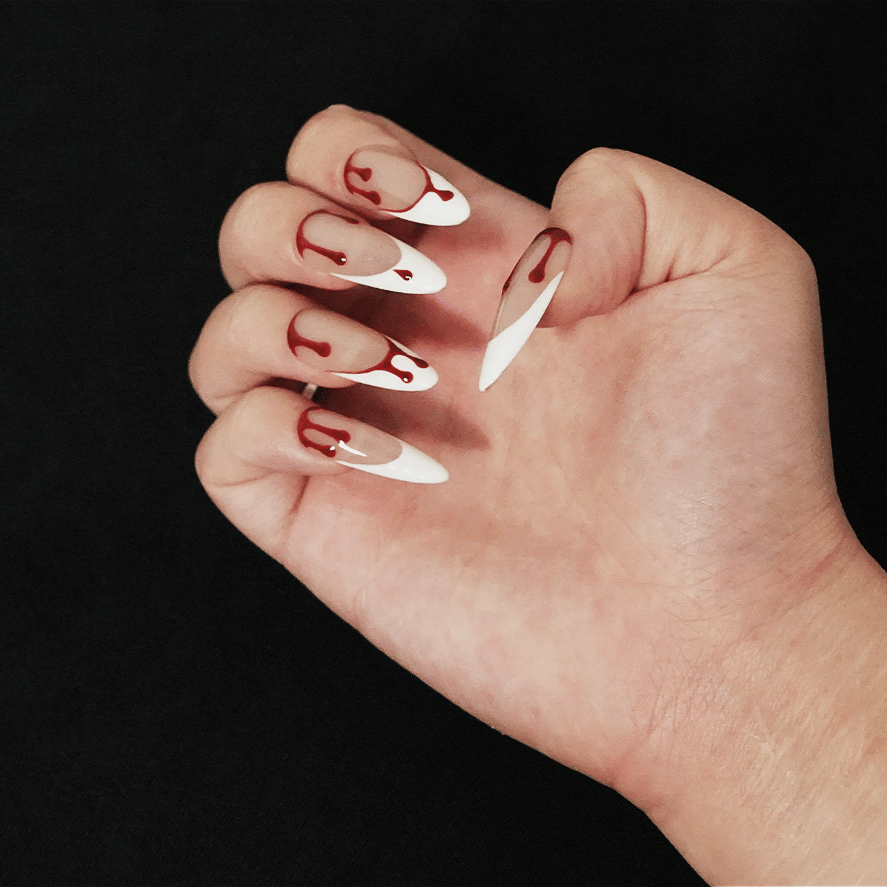 Love Scratch 10PCs 'Bloody Maria ' Handmade Press-on Nails