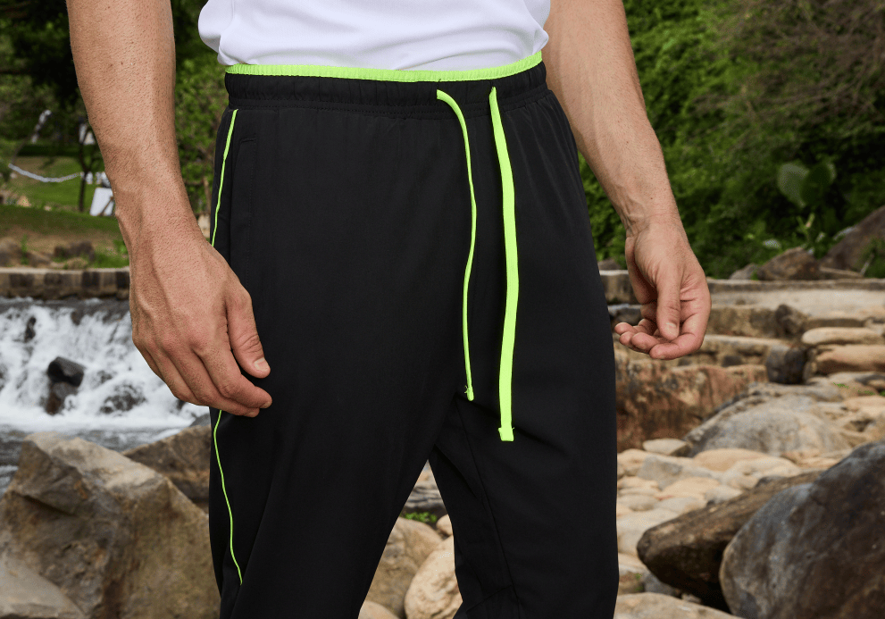 Men's Sweatpants, High-Performance Lightweight Long Pants with Zipper Pockets, Golf Athletic Pants